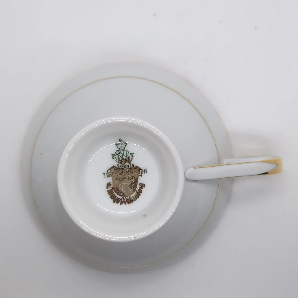 Art Deco Pink and Gold Tea Set - Picture 4 of 7